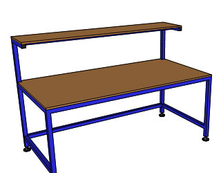 Packing Table Upper Shelf