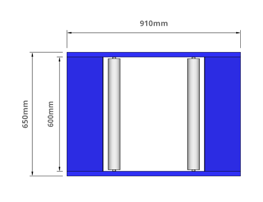 450kg cable drum dimensions