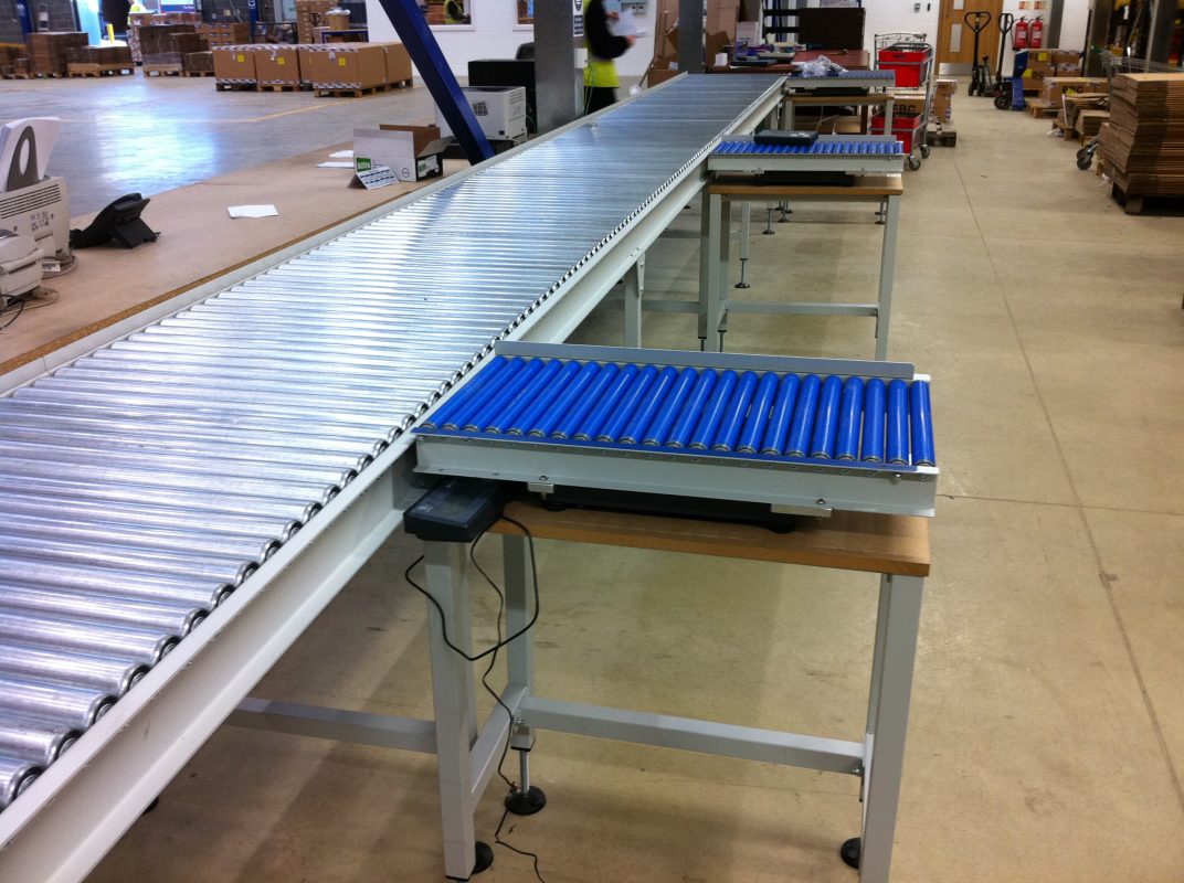 Roller tables Packing Tables by Spaceguard