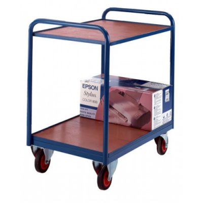 Industrial 2 plywood Tray Trolley