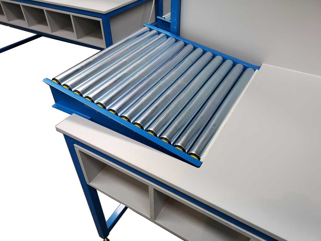Roller tables Packing Tables by Spaceguard