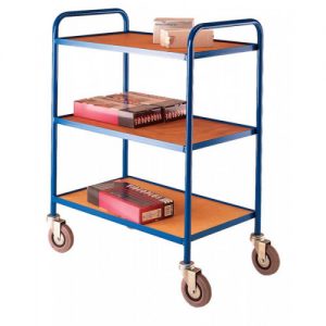 Medium Duty Tray Trolley with 3 trays