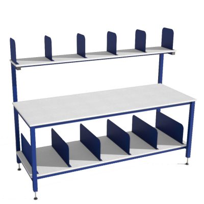 Packing Table with Dividers