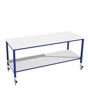Mobile Packing Table with Lower Shelf