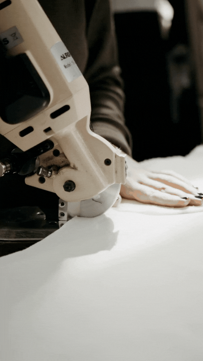 cutting fabric